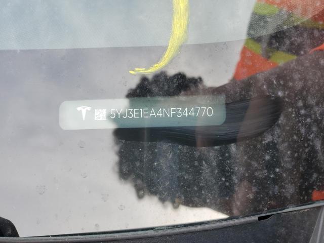 5YJ3E1EA4NF344770 | 2022 TESLA MODEL 3