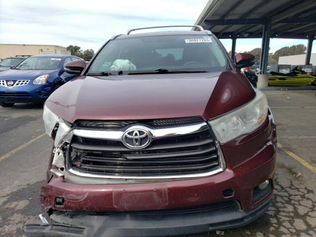 VIN 5TDJKRFH4ES036889 2014 Toyota Highlander, Xle no.5