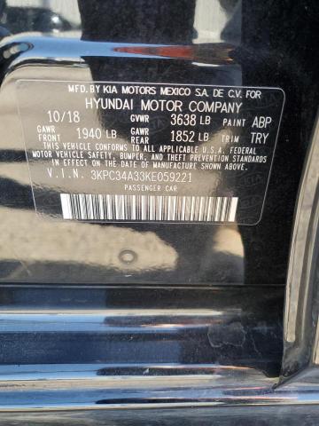 3KPC34A33KE059221 | 2019 HYUNDAI ACCENT LIM