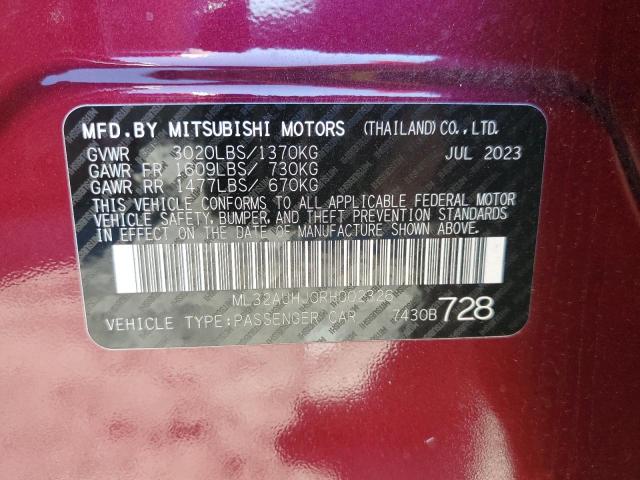 ML32AUHJ0RH002326 | 2024 MITSUBISHI MIRAGE ES