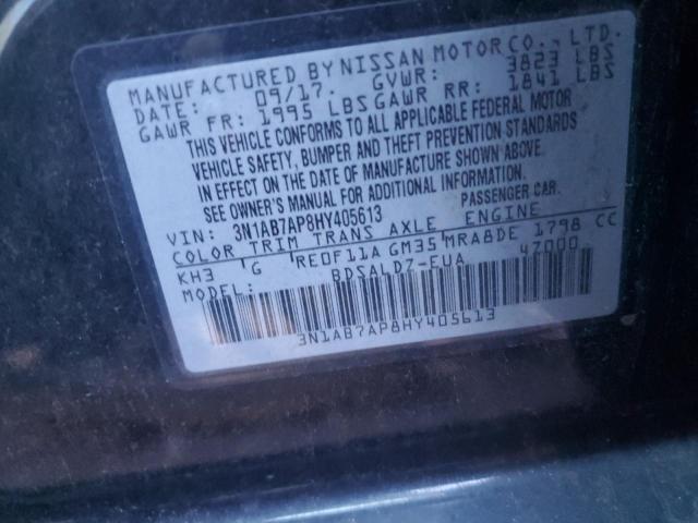 2017 NISSAN SENTRA S - 3N1AB7AP8HY405613