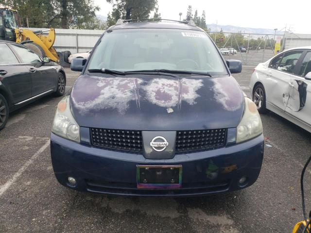 2005 Nissan Quest S VIN: 5N1BV28UX5N122139 Lot: 81589023