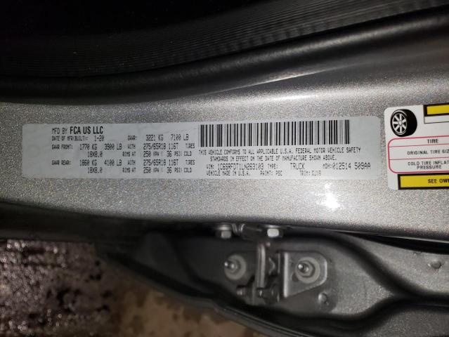 2020 RAM 1500 LARAM - 1C6SRFDT1LN263103