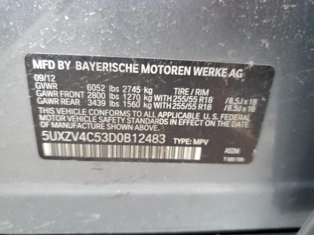 VIN 5UXZV4C53D0B12483 2013 BMW X5, Xdrive35I no.13