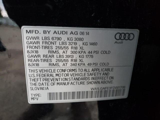 WA1LGAFE3FD001706 2015 AUDI Q7 - Image 12