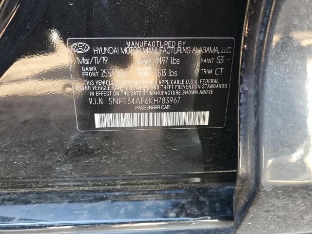 5NPE34AF6KH783967 | 2019 HYUNDAI SONATA LIM