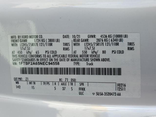 1FTBF2A65NEC94558 | 2022 FORD F250 SUPER