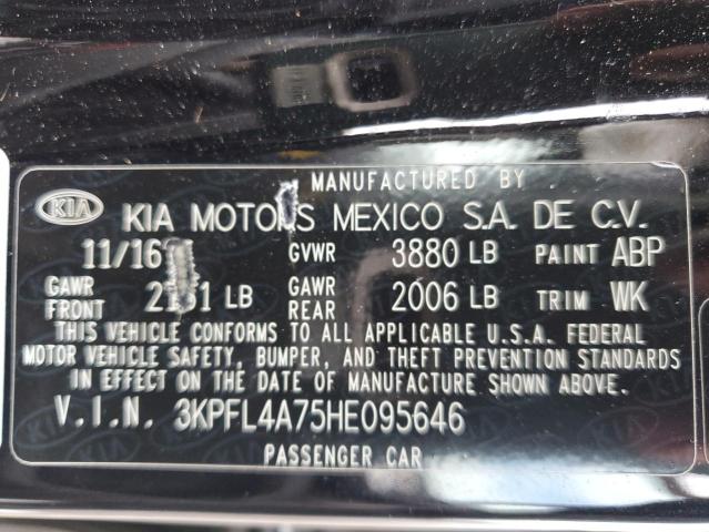 3KPFL4A75HE095646 | 2017 KIA forte lx