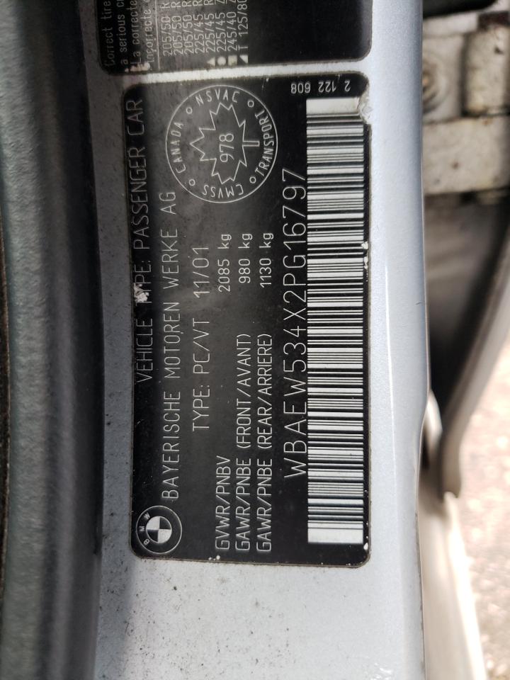 wbaew534x2pg16797 WBAEW534X2PG16797 2002 BMW 330 Xi