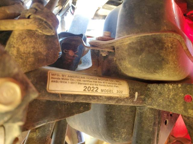 2022 HONDA TRX420 FM 1HFTE40K8N4806052