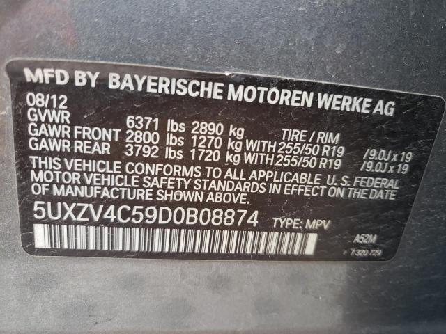 VIN 5UXZV4C59D0B08874 2013 BMW X5, Xdrive35I no.13