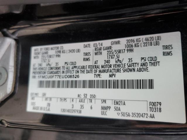 1FMCU0F77EUD08526 | 2014 FORD ESCAPE S