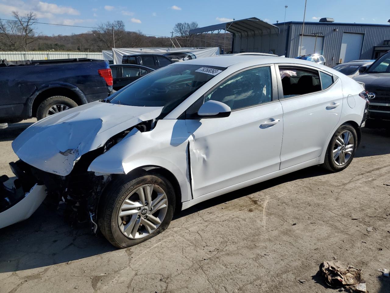 2020 Hyundai Elantra Sel vin: 5NPD84LF2LH591747