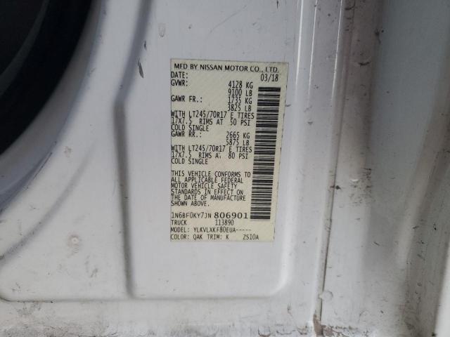 2018 NISSAN NV 1500 S - 1N6BF0KY7JN806901