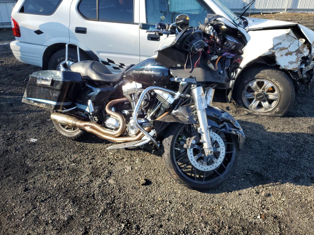 Wrecked harleys cheap for sale