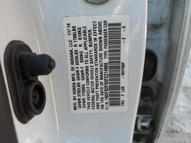 19XFB2F93FE214969 | 2015 HONDA CIVIC EXL