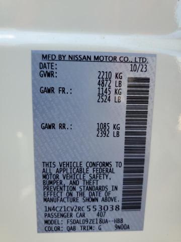 2024 NISSAN LEAF 1N4CZ1CV2RC553038