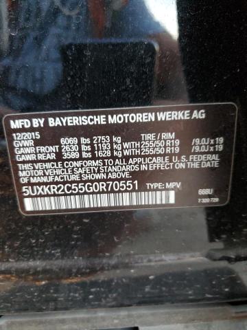 5UXKR2C55G0R70551 2016 BMW X5, photo no. 14