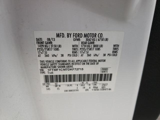 1FTMF1CM7DKF72715 2013 Ford F150