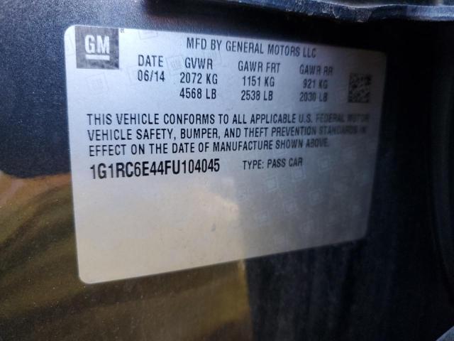 VIN 1G1RC6E44FU104045 2015 Chevrolet Volt no.12