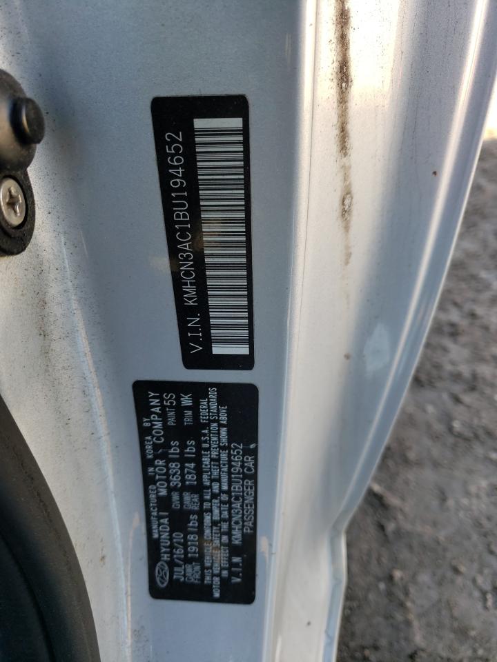 KMHCN3AC1BU194652 2011 Hyundai Accent Se