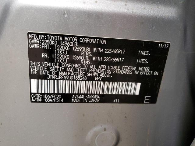 2018 TOYOTA RAV4 HV LE - JTMRJREV9JD188248