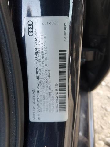 2015 Audi A6 Premium Plus VIN: WAUGFAFC2FN015449 Lot: 78807073