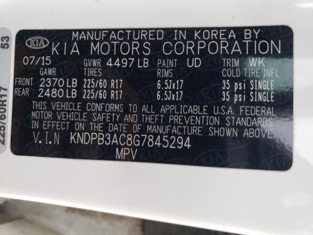 KNDPB3AC8G7845294 | 2016 KIA SPORTAGE L