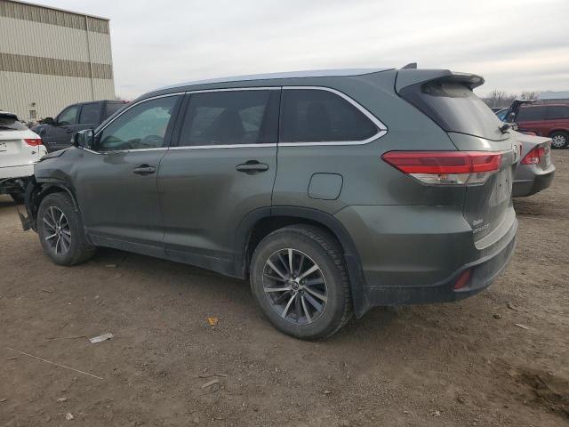 VIN 5TDJZRFH1KS741737 2019 Toyota Highlander, SE no.2