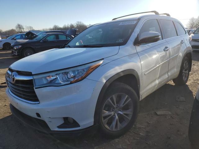 VIN 5TDJKRFH1FS076221 2015 Toyota Highlander, Xle no.1