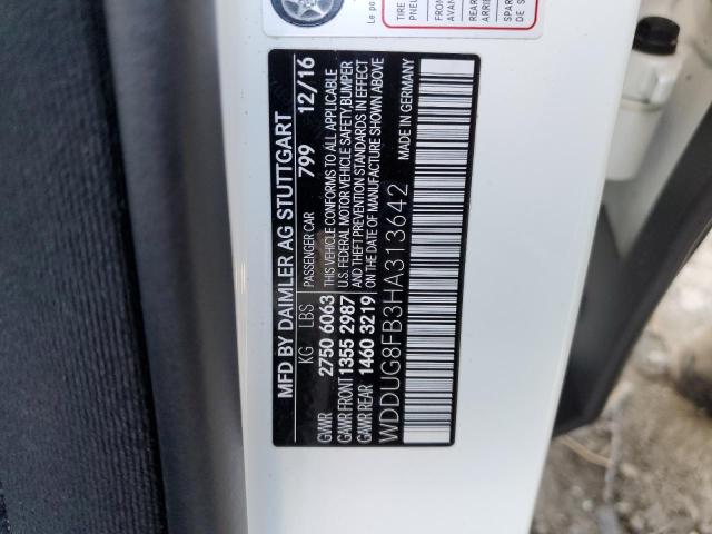 2017 MERCEDES-BENZ S 550 4MAT - WDDUG8FB3HA313642