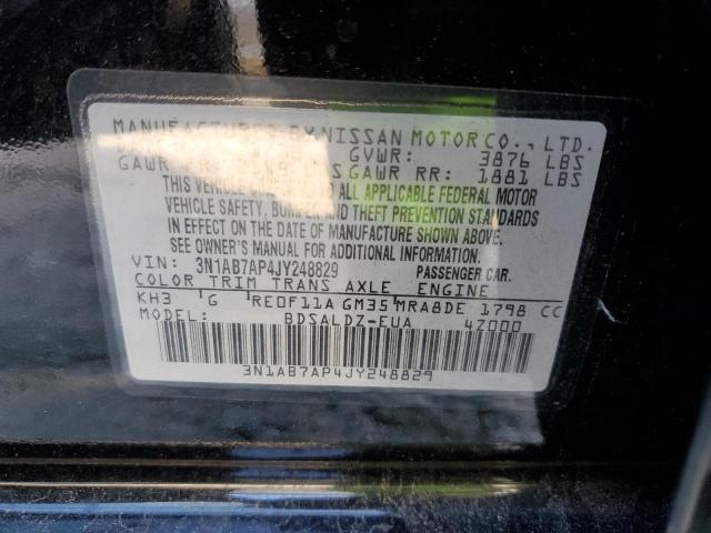 3N1AB7AP4JY248829 | 2018 NISSAN SENTRA S