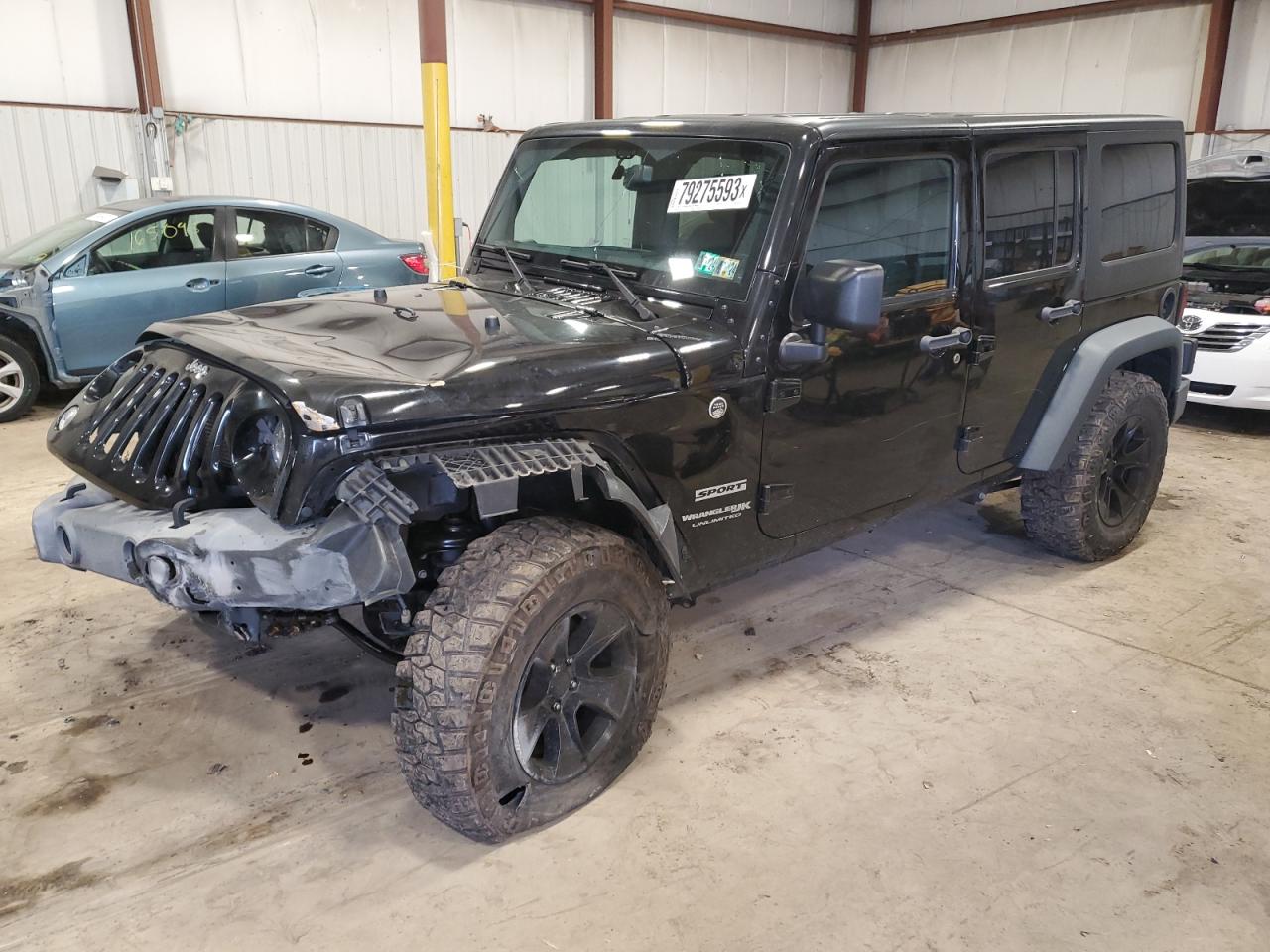 2018 Jeep Wrangler Unlimited Sport vin: 1C4HJWDG8JL891648