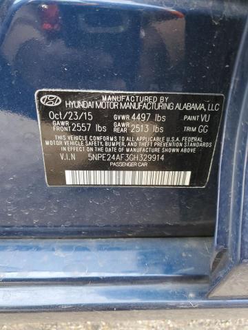 5NPE24AF3GH329914 | 2016 HYUNDAI SONATA SE