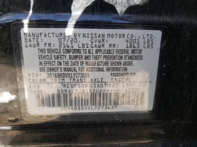 3N1AB8DVXLY273639 | 2020 NISSAN SENTRA SR