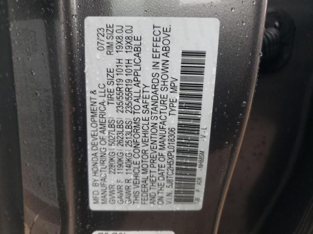 5J8TC2H5XPL018306 | 2023 ACURA RDX TECHNO