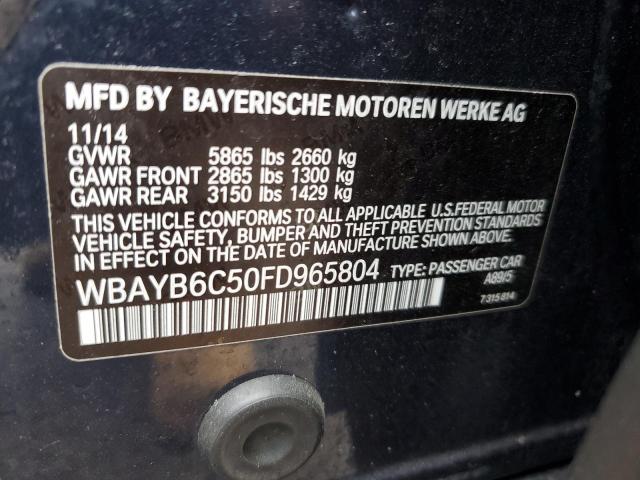 VIN WBAYB6C50FD965804 2015 BMW 7 Series, 750 XI no.12