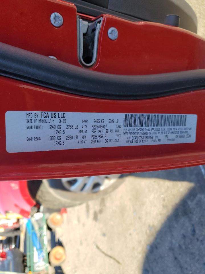 3C4PDCAB3FT684428 2015 Dodge Journey Se