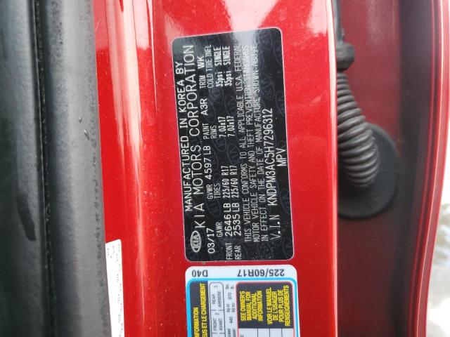 2017 KIA SPORTAGE L - KNDPM3AC5H7296312