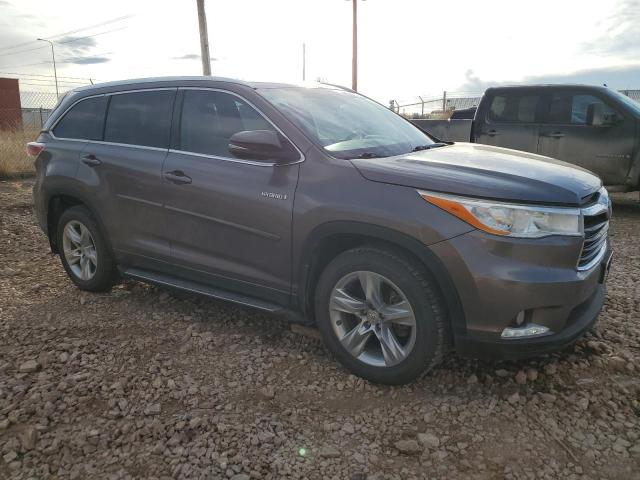 VIN 5TDDCRFH0FS012570 2015 Toyota Highlander, Hybri... no.4