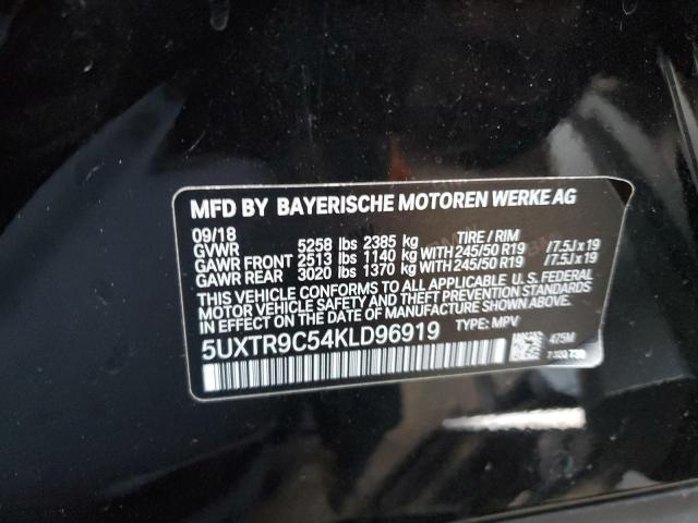 5UXTR9C54KLD96919 2019 BMW X3, photo no. 14