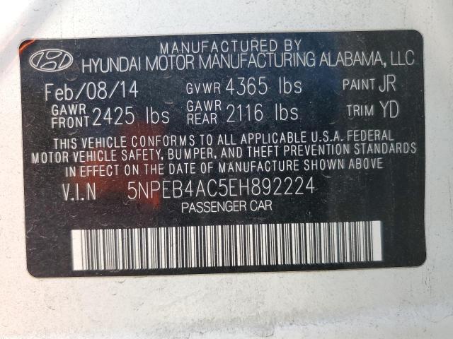 5NPEB4AC5EH892224 | 2014 HYUNDAI SONATA GLS