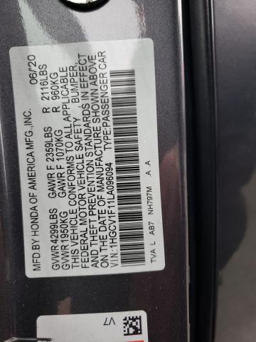 1HGCV1F11LA096094 | 2020 HONDA ACCORD LX