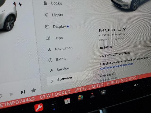 5YJYGDEE7MF074422 | 2021 TESLA MODEL Y