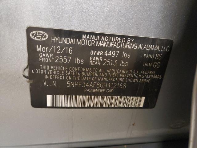 5NPE34AF8GH412168 | 2016 HYUNDAI SONATA SPO