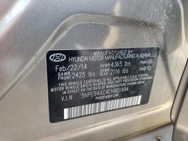 5NPEB4AC4EH901494 | 2014 HYUNDAI SONATA GLS