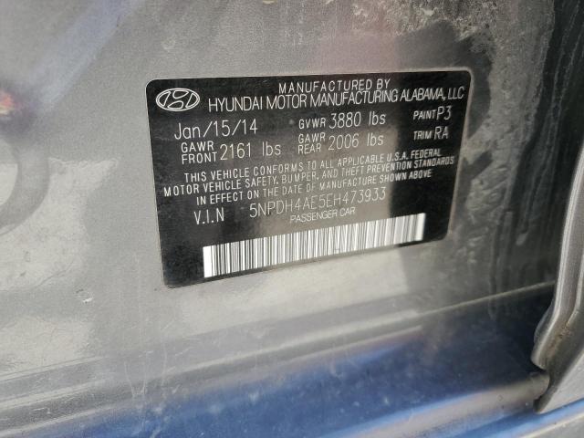 5NPDH4AE5EH473933 | 2014 HYUNDAI ELANTRA SE