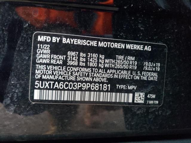 5UXTA6C03P9P68181 2023 BMW X5, photo no. 13