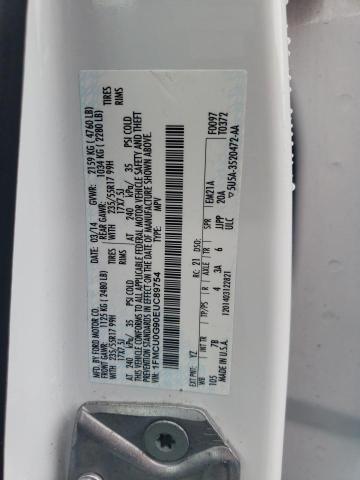 1FMCU0G90EUC89754 | 2014 FORD ESCAPE SE
