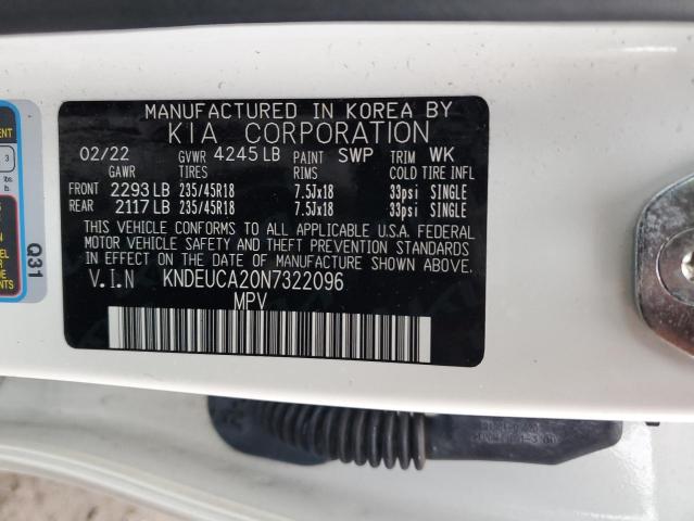 2022 KIA SELTOS NIG - KNDEUCA20N7322096